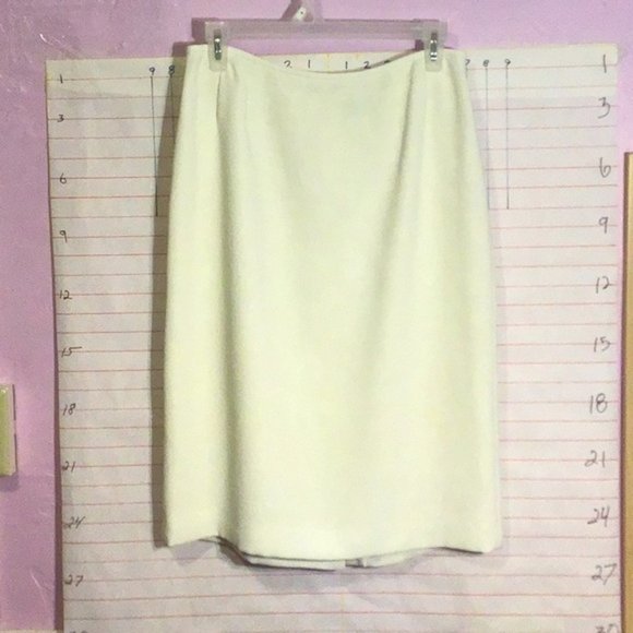 LE SUIT woman’s skirt sz 8 WHITE - Picture 1 of 8